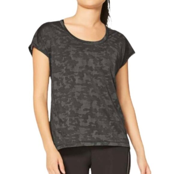 Lululemon Miles Ahead Short Sleeve (Camo)Deep Camo size 8 - Picture 1 of 7